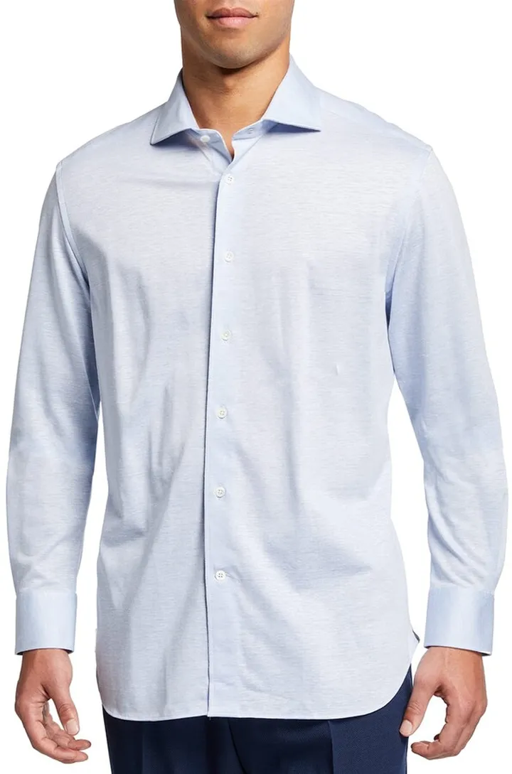 Men's Melange Sport Shirt
