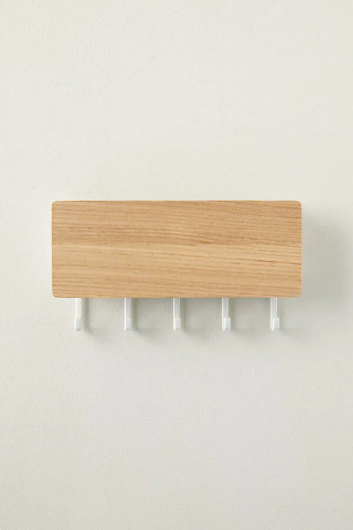 Magnetic Key Rack with Tray Yellow