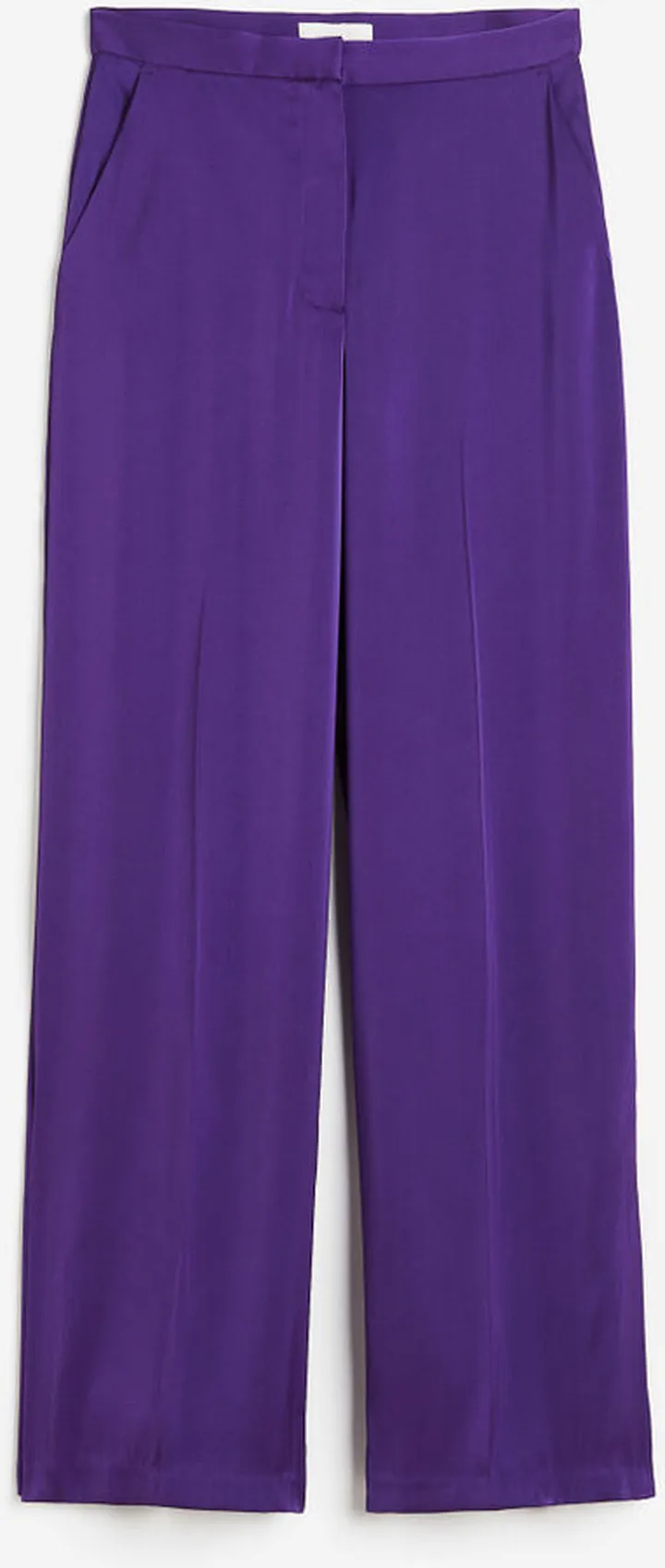 Wide-leg Satin Pants
