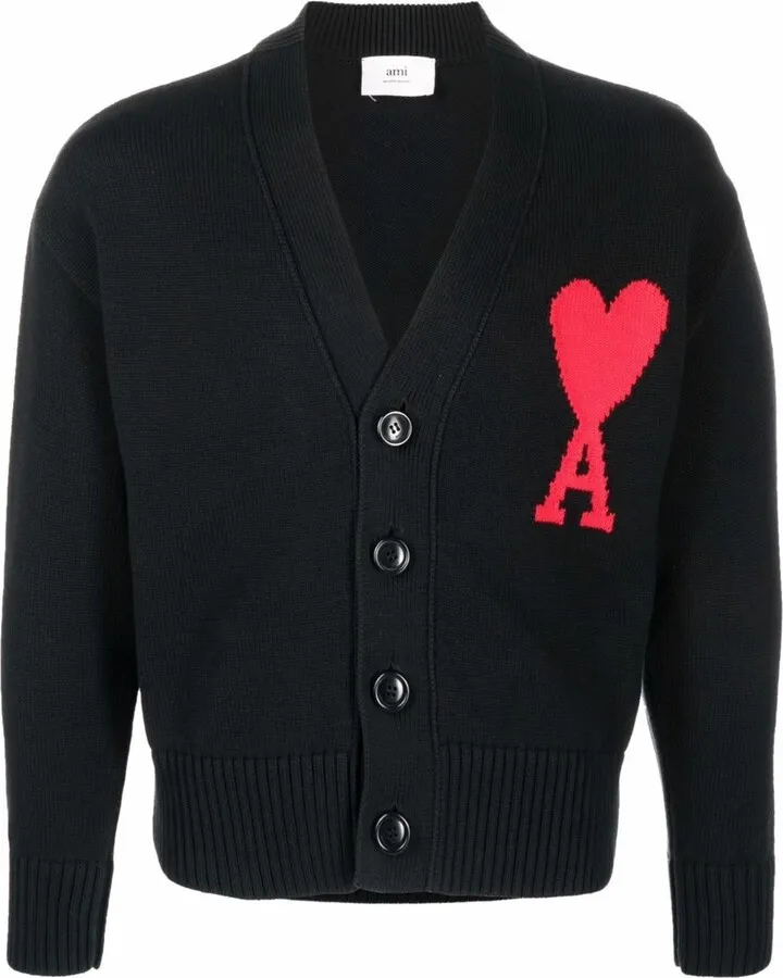 Oversize Ami De Coeur V-Neck Cardigan