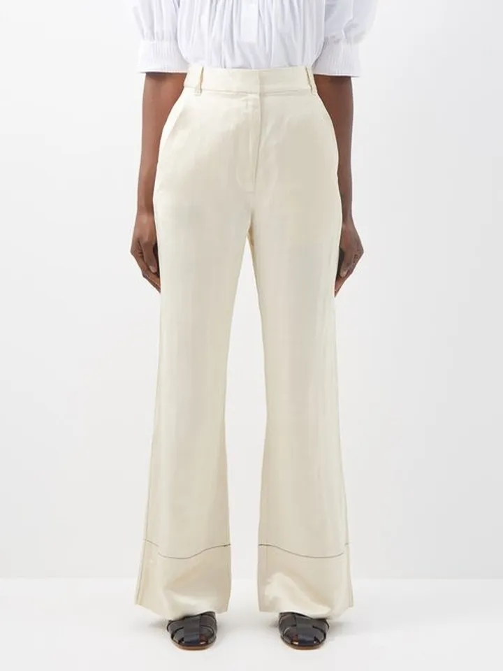 Lambert High-rise Straight-leg Trousers