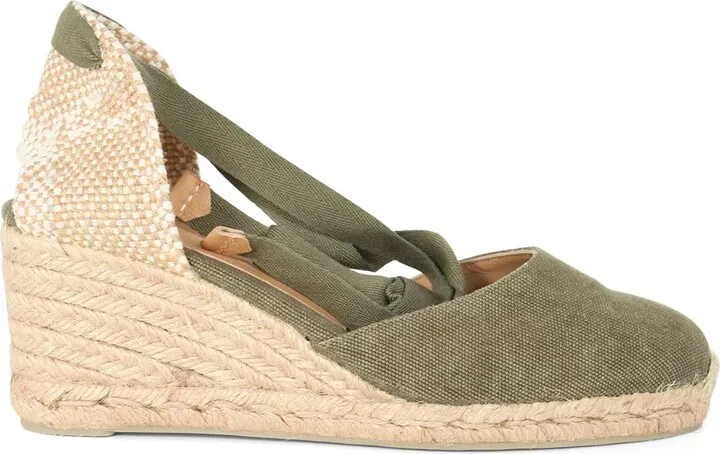Carina Espadrilles Wedge Sandal With Ankle Laces