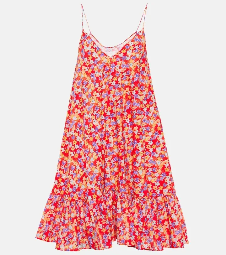 Laurel cotton-blend minidress