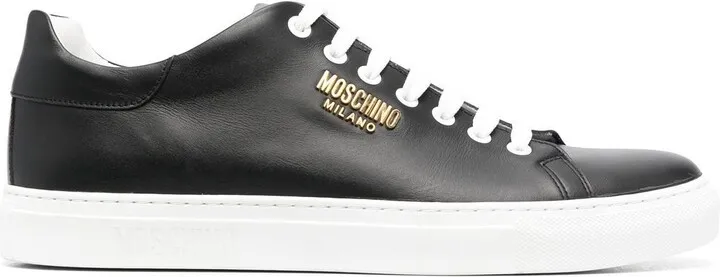 Logo-Lettering Low-Top Sneakers