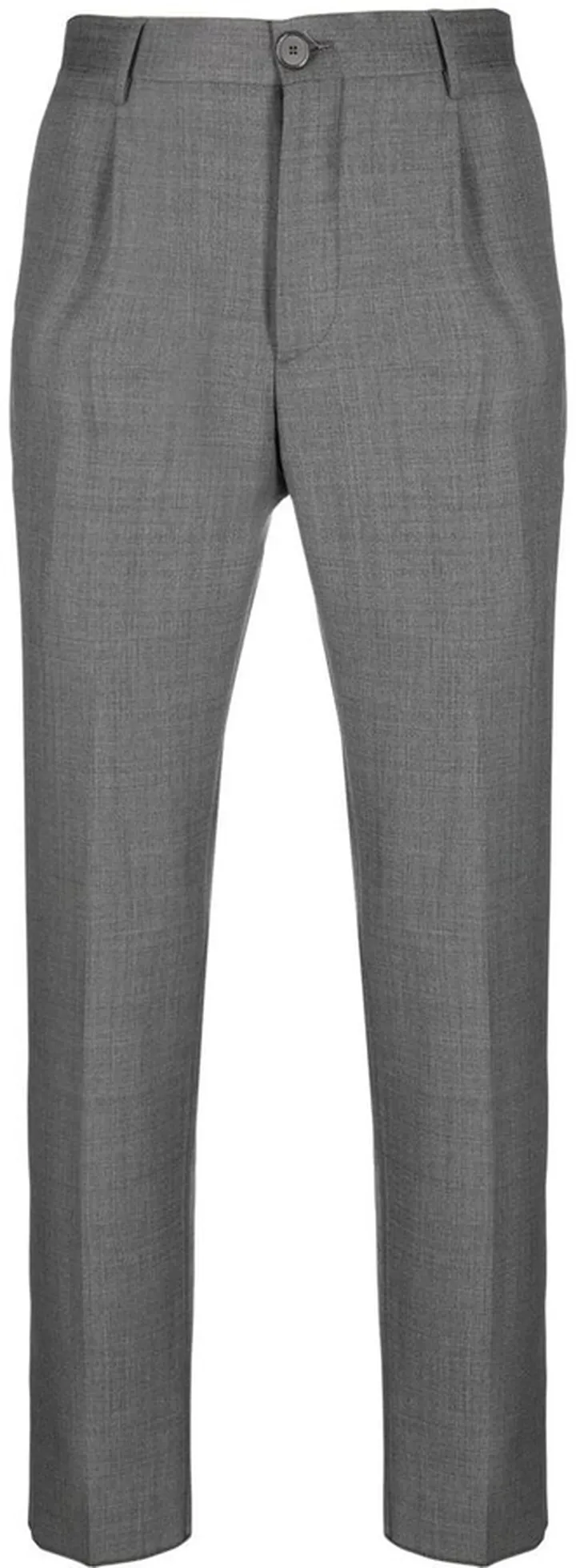 Straight-Leg Tailored Trousers