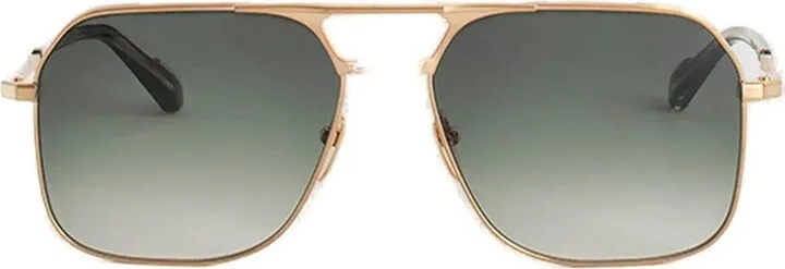Jacques Marie Mage 1980 Squared Frame Sunglasses