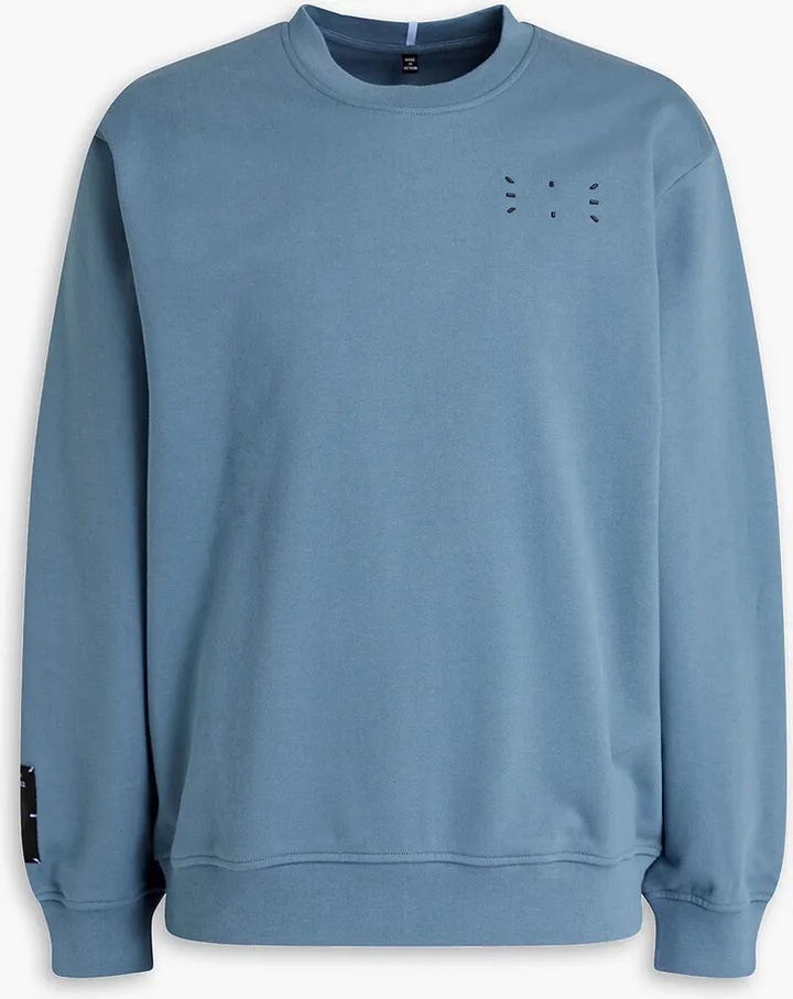 Printed French cotton-terry sweatshirt