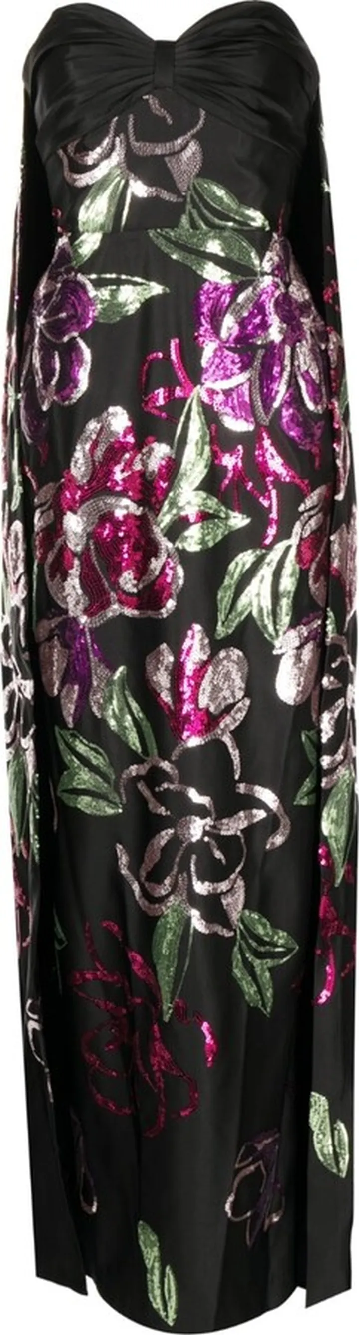 Sequin-Embellishment Dress