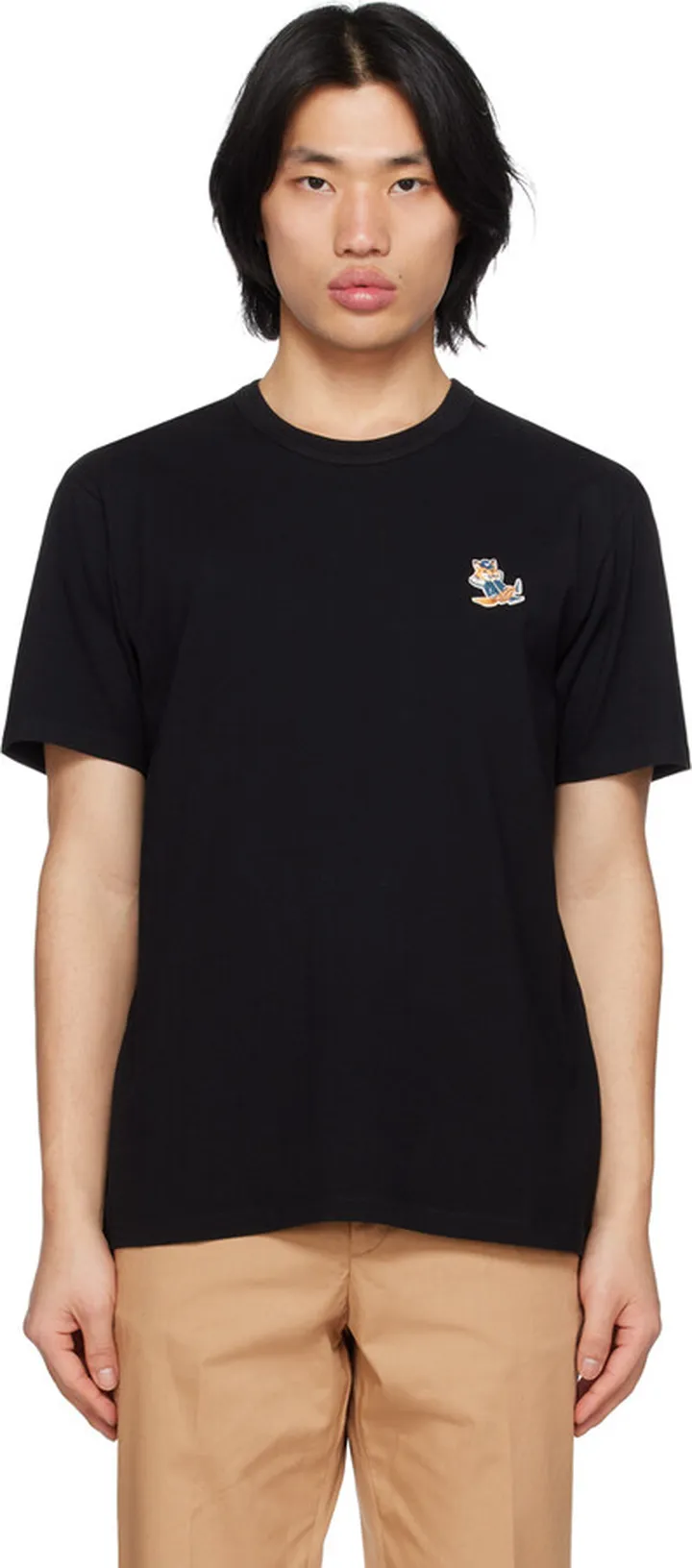Maison Kitsuné Black Dressed Fox T-Shirt