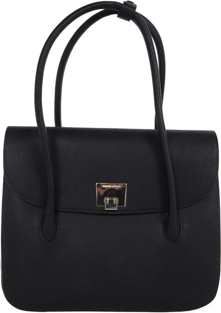 Pubble Polyurethane Tote With Flap