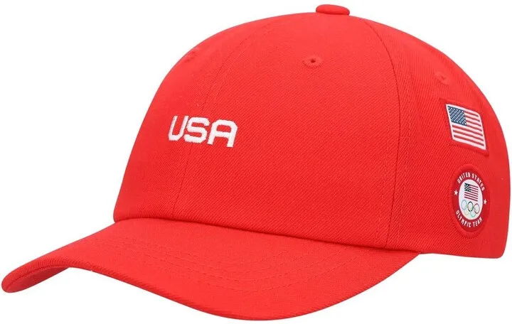 Men's Hurley Red Team Usa Adjustable Hat