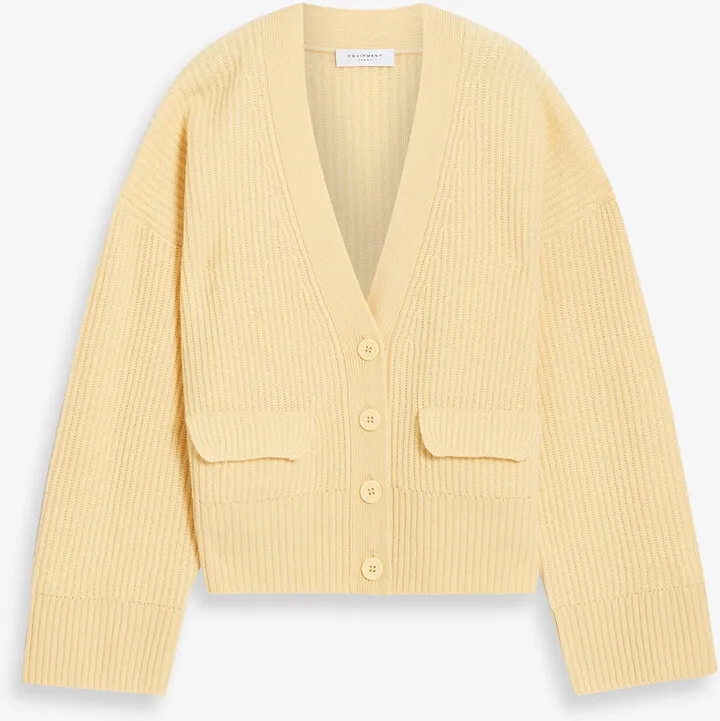 Rosie ribbed cashmere cardigan