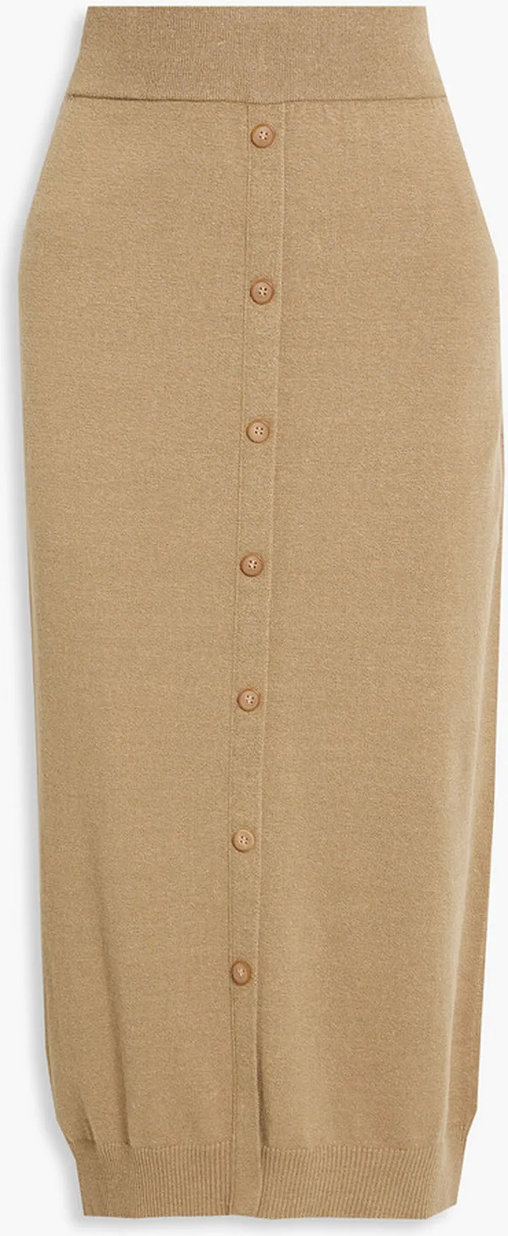 Shaw knitted midi skirt