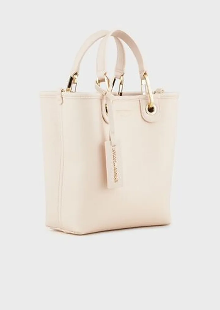 Deer-print MyEA vertical shopper bag