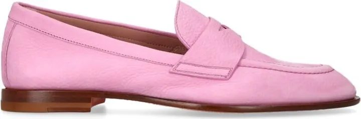 Santoni Leather Famed Loafers