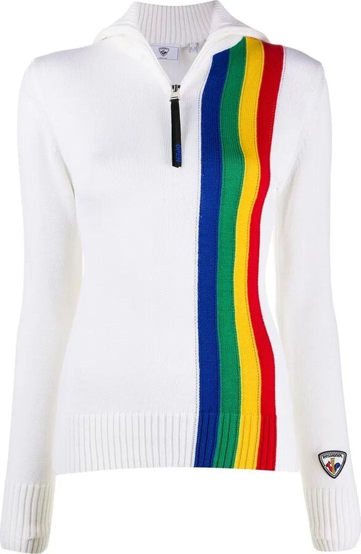 x JCC striped zip jumper