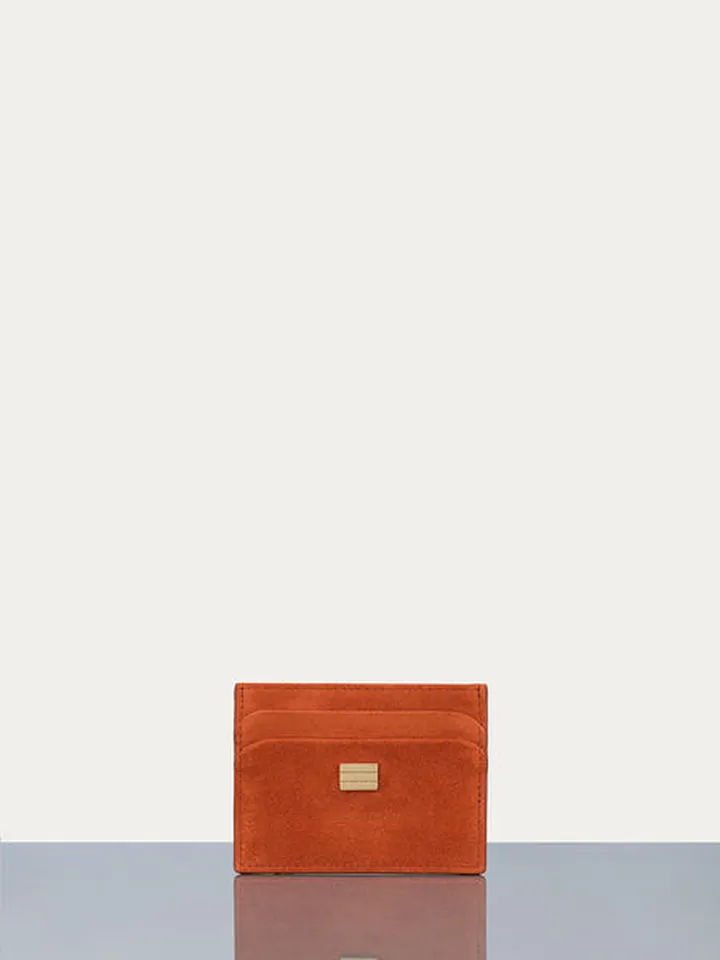 Card Holder Burnt Orange