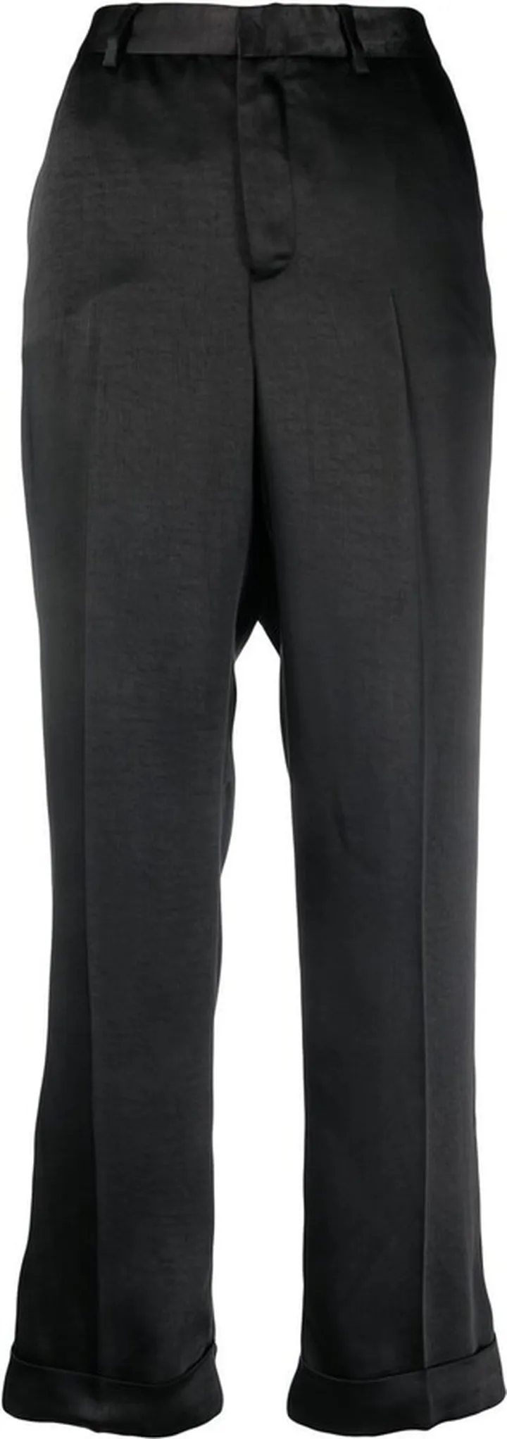 High Waist Tailored Trousers