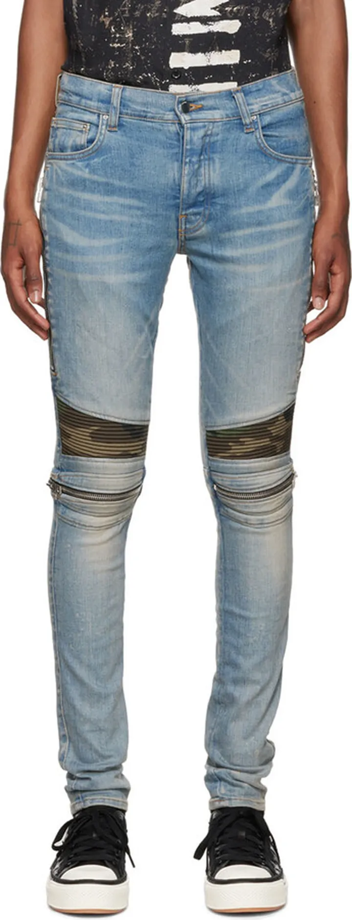 AMIRI Blue MX2 Camo Jeans
