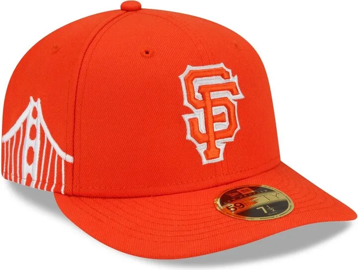 Men's New Era Orange San Francisco Giants City Connect Low Profile 59FIFTY Fitted Hat