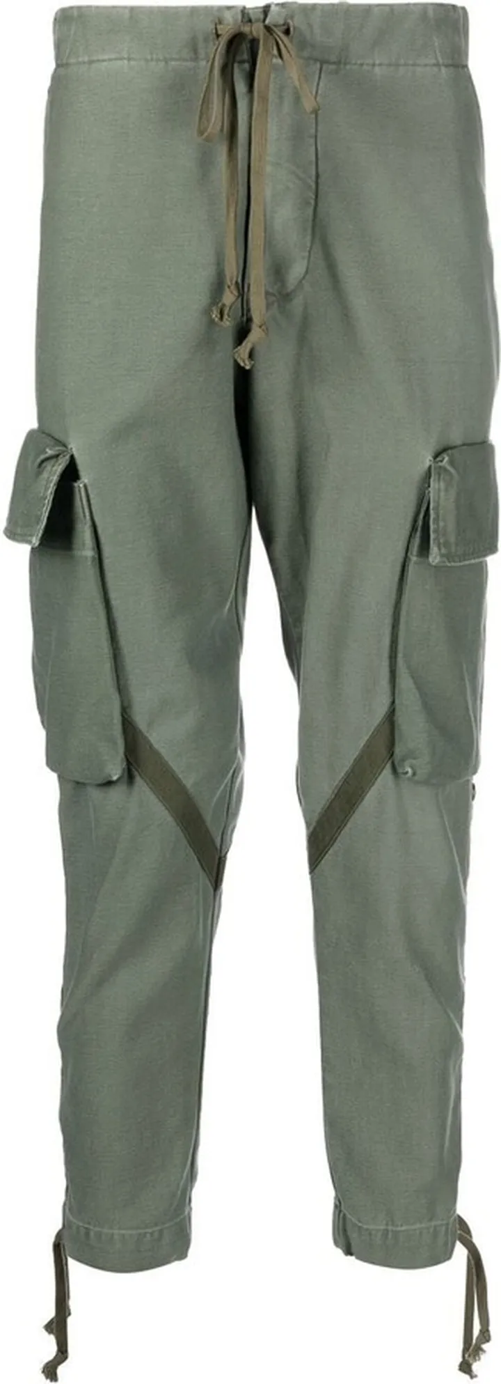 Cropped Cargo Trousers