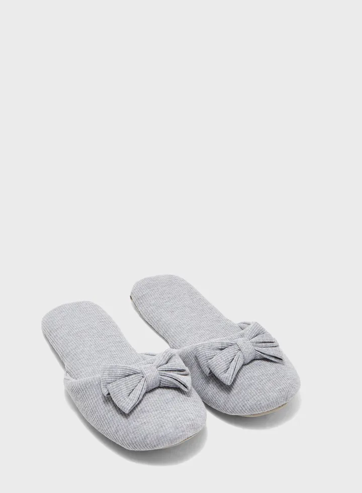 Bow Slippers