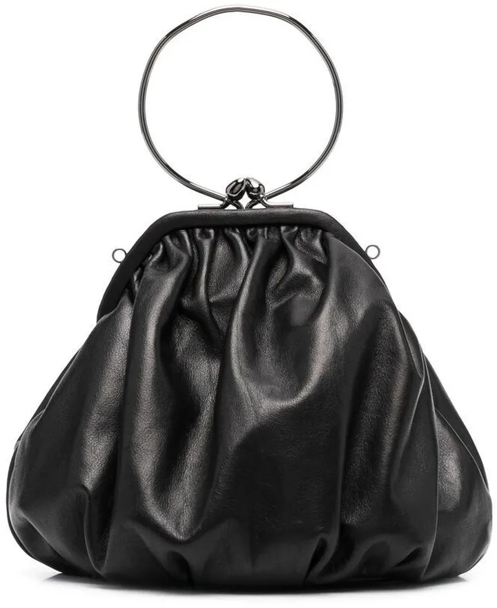 Drape clasp tote bag
