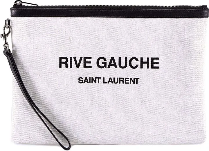Canvas clutch