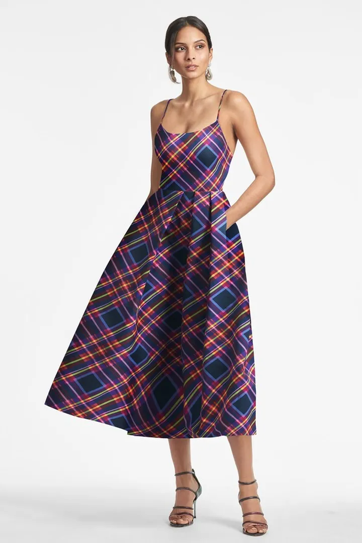 Audra Dress - Party Plaid