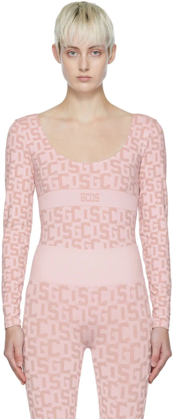 Wolford Pink GCDS Edition Bodysuit