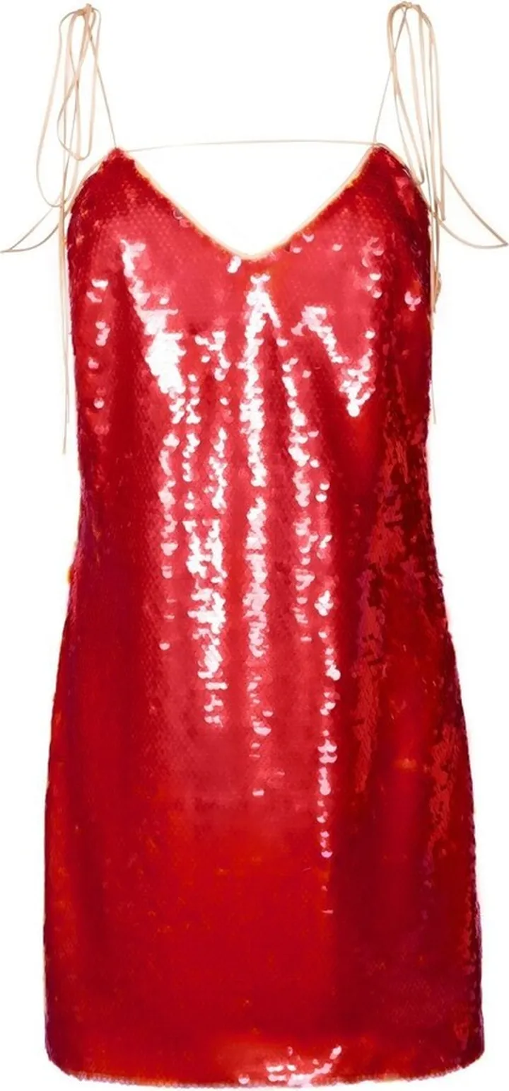 Embellished Shift Mini Dress