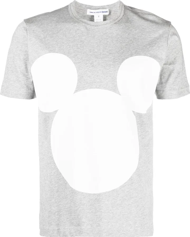 Mickey Mouse-print cotton T-shirt