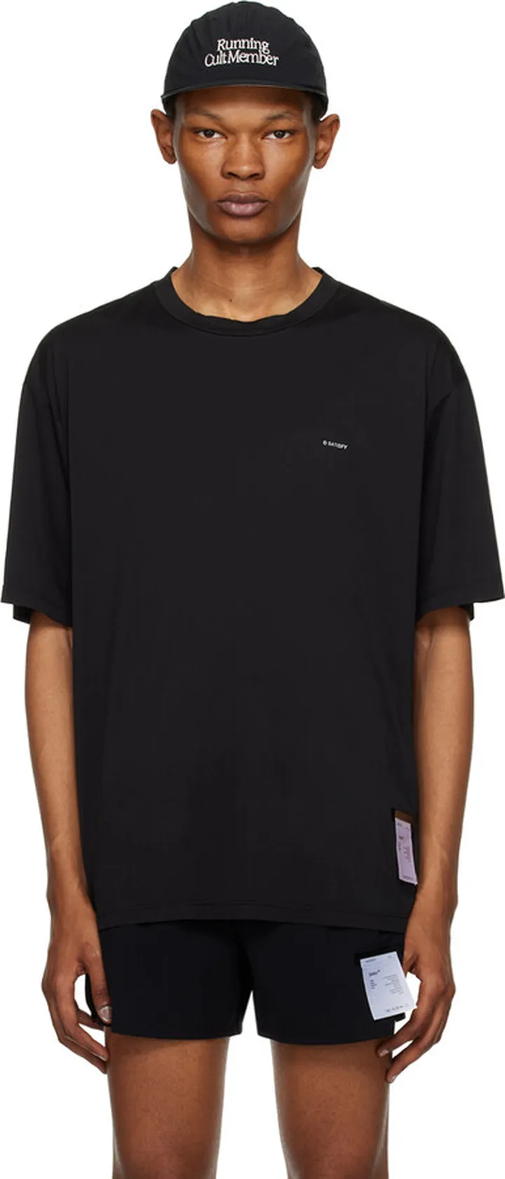 Satisfy Black Lightweight T-Shirt