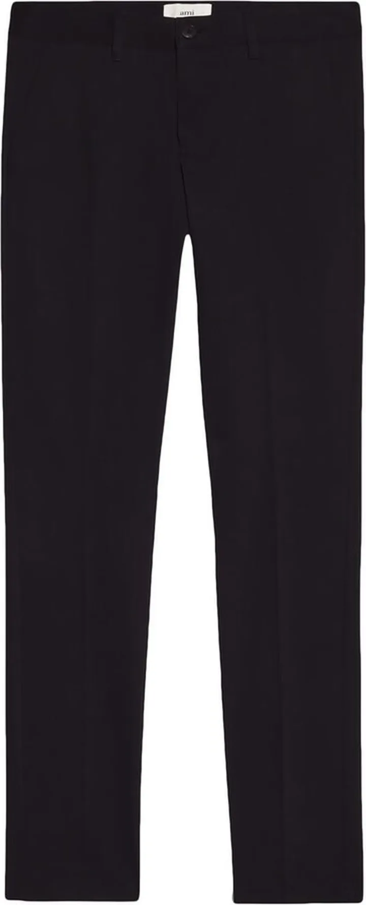 Mid-Rise Straight-Leg Trousers