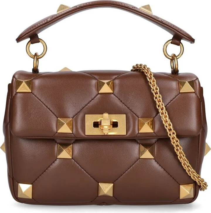 Roman Stud leather shoulder bag