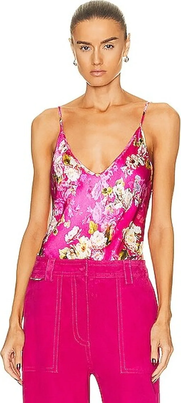 L'AGENCE Lexi Camisole Top in Pink