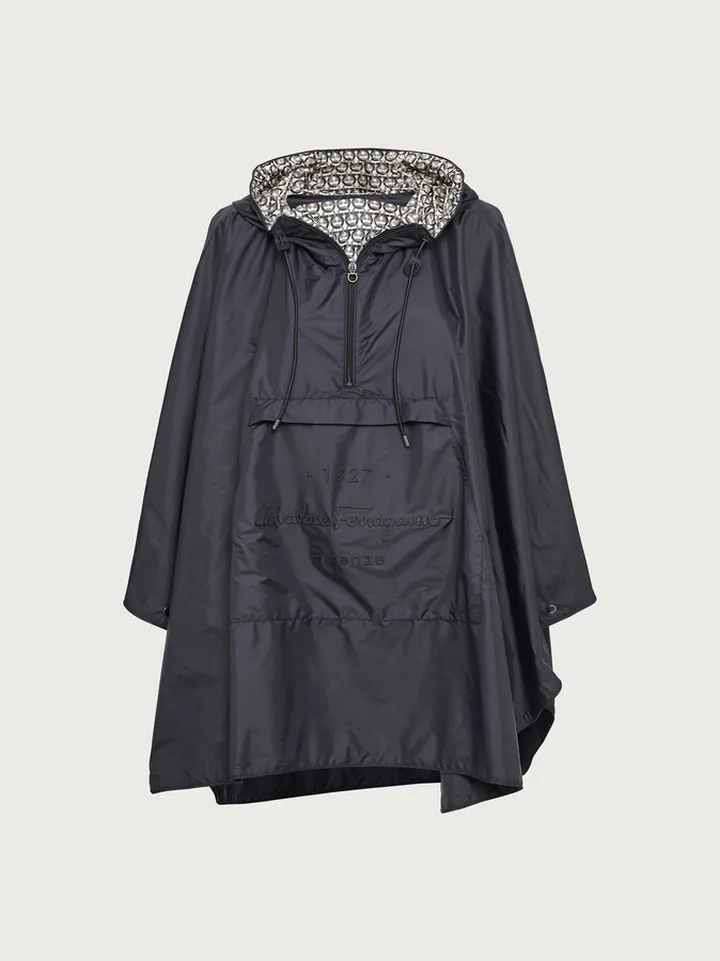 Ferragamo Women Reversible Gancini cape Black