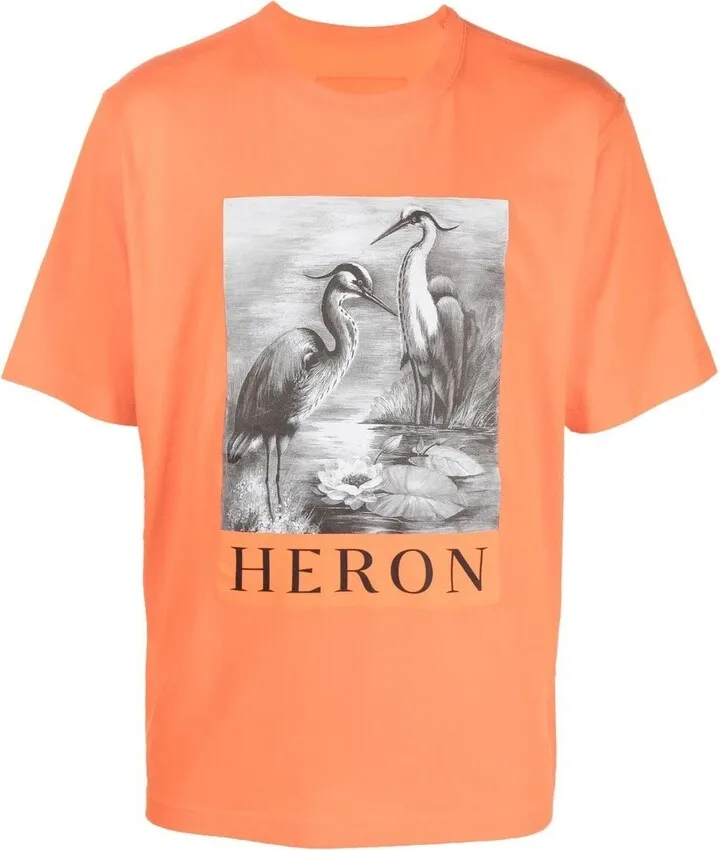 HERON PRESTON- Logo Cotton T-shirt