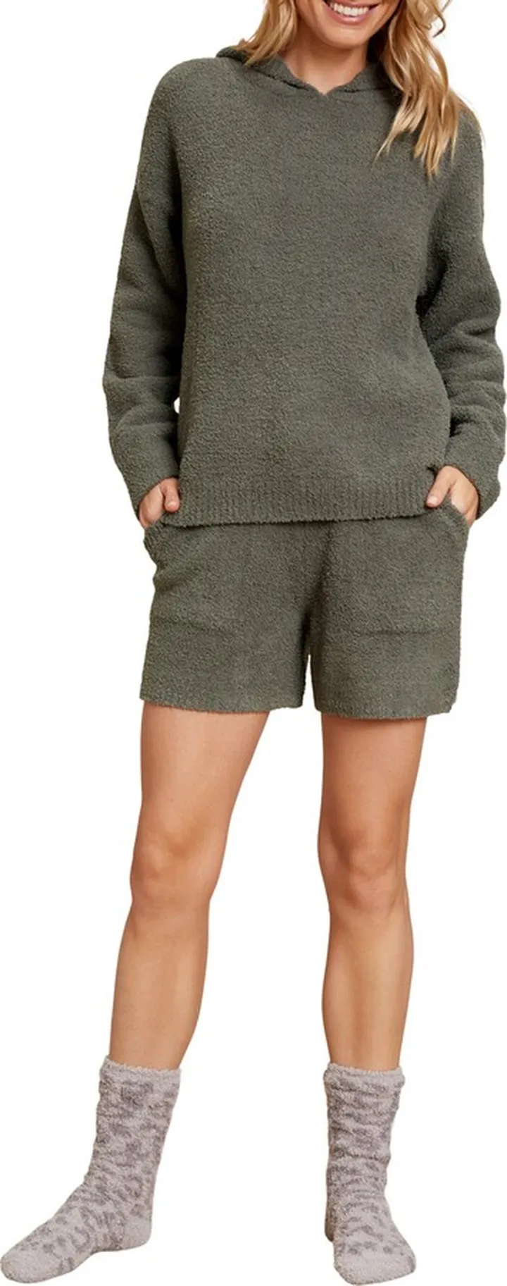 Hoodie & Shorts Lounge Set