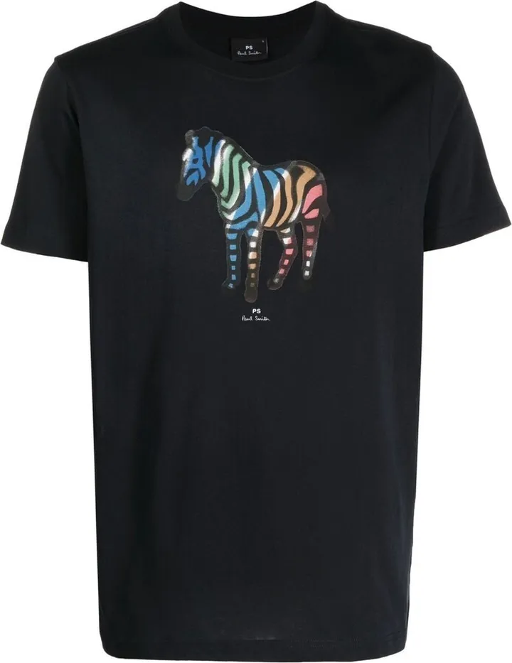 Zebra-motif T-shirt