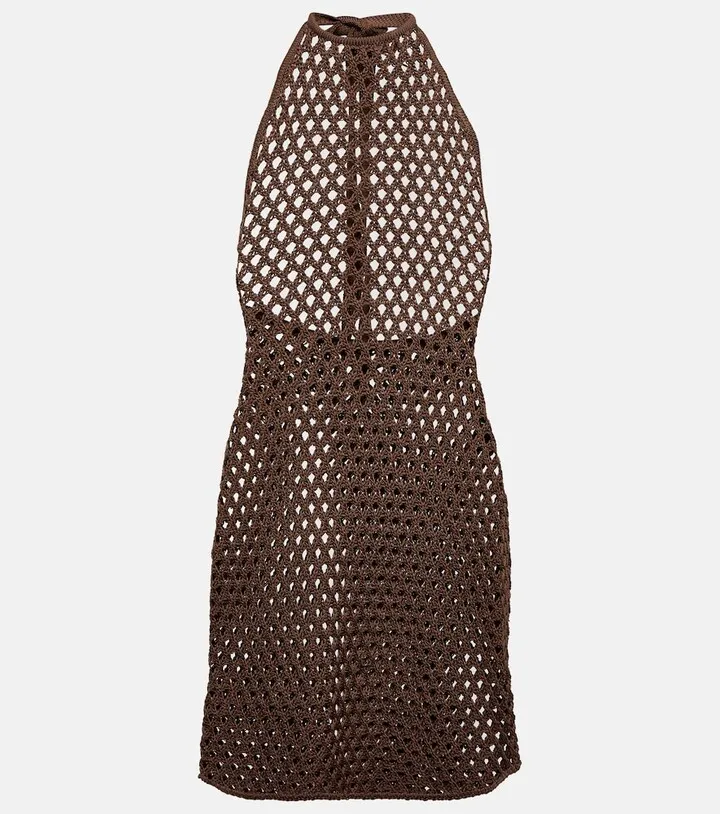 Aline crochet minidress