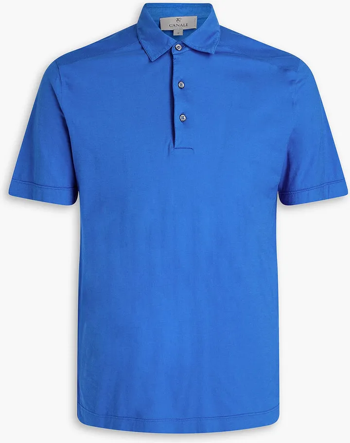 Cotton-jersey polo shirt