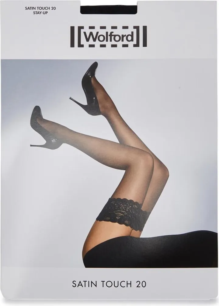 Wolford Satin Touch Black 20 Denier Hold-ups
