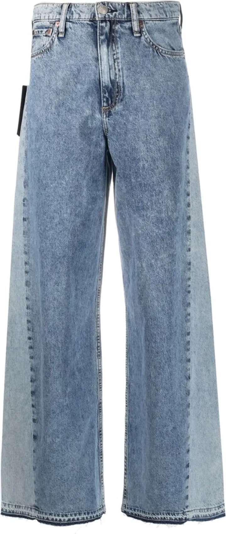 Sofie two-tone wide leg jeans