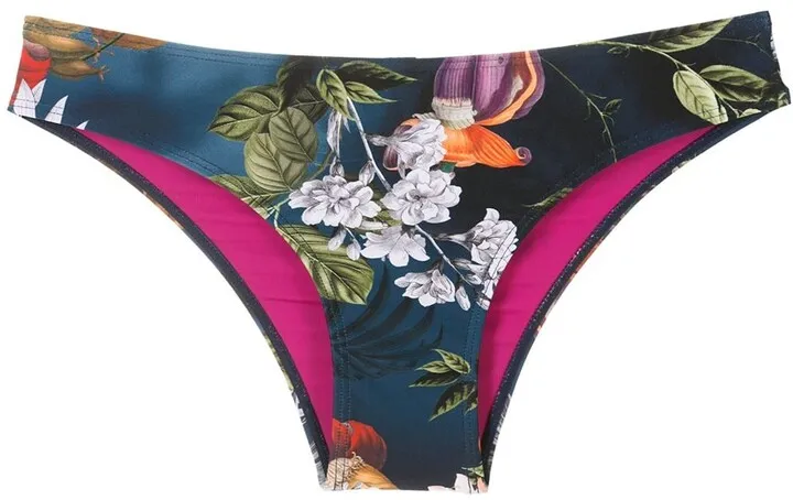 Waikiki print bikini bottoms