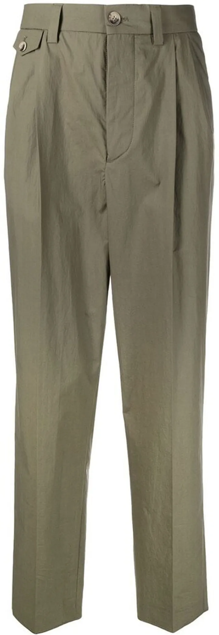 Straight-Leg Tailored Trousers