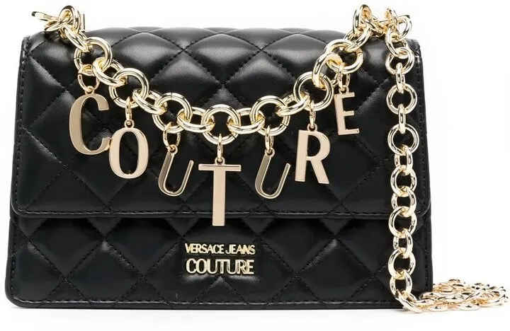 Logo-Charm Quilted Bag
