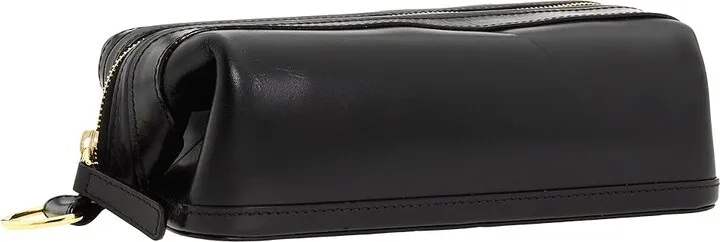 Bosca Old Leather Collection - 10 Zipper Utilikit (Black Leather) Wallet