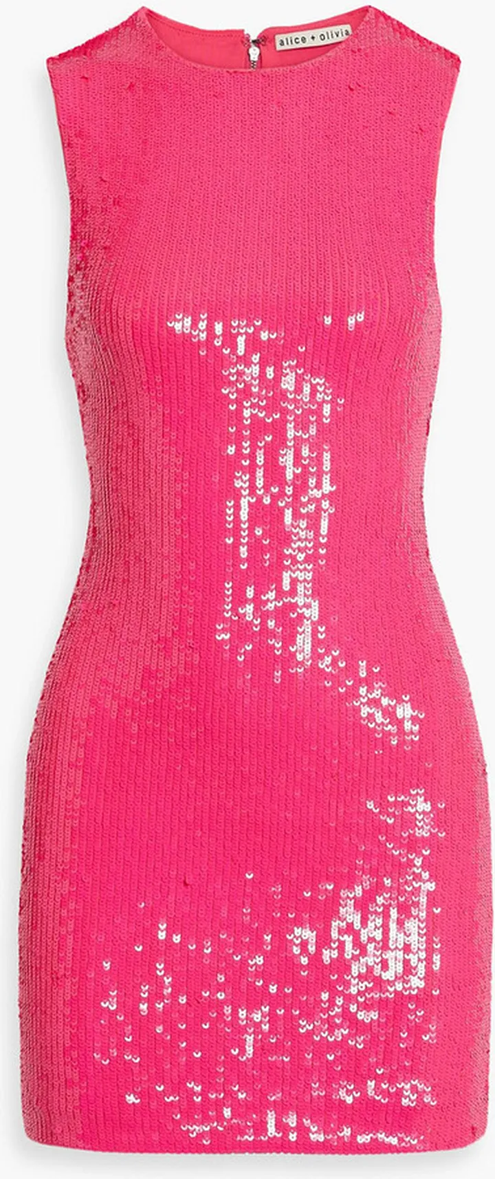 Delora sequined mesh mini dress