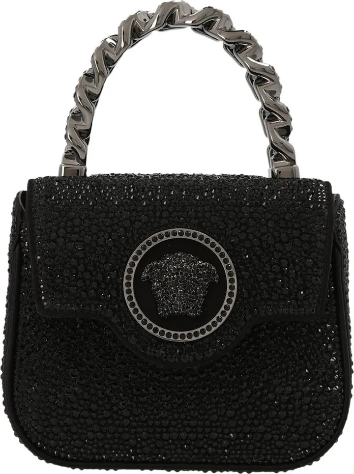 Versace La Medusa Embellished Mini Tote Bag